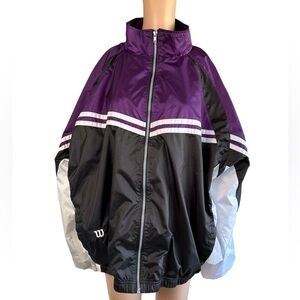 WILSON big men’s Vintage 1980’s 3X windbreaker jacket EUC